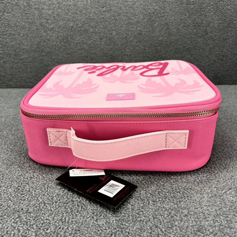 Impression Vanity Barbie Pink Cosmetic Bag with Removable‎ dividers New
